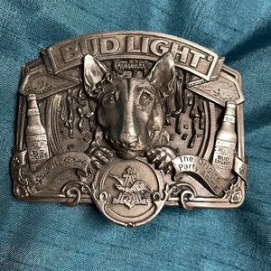 Bud Light Belt Buckle Authentic